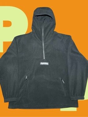 Supreme Polartec Facemask Half Zip Pullover (X-Large)